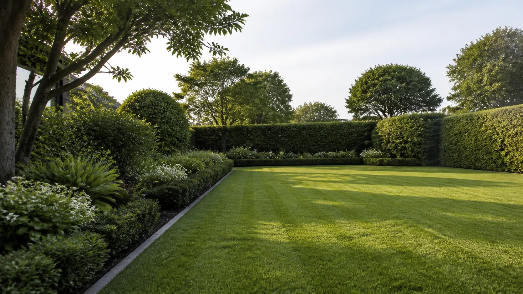 Generated placeholder garden image to replace with approved Hesus Gardens Services work